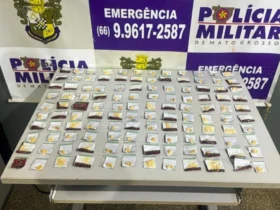 Tráfico de drogas em Tesouro termina com três presos e 118 porções apreendidas