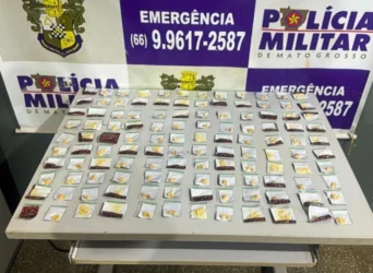 Tráfico de drogas em Tesouro termina com três presos e 118 porções apreendidas