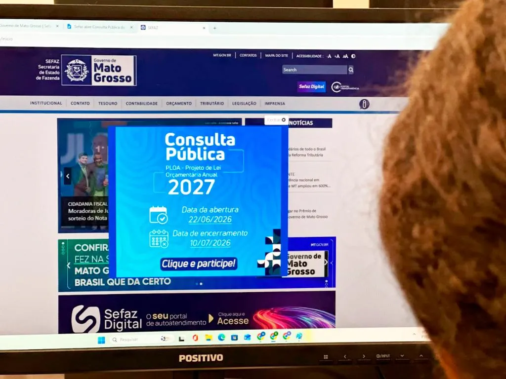Sefaz-MT abre consulta pública digital da PLOA 2027 para participação popular no orçamento