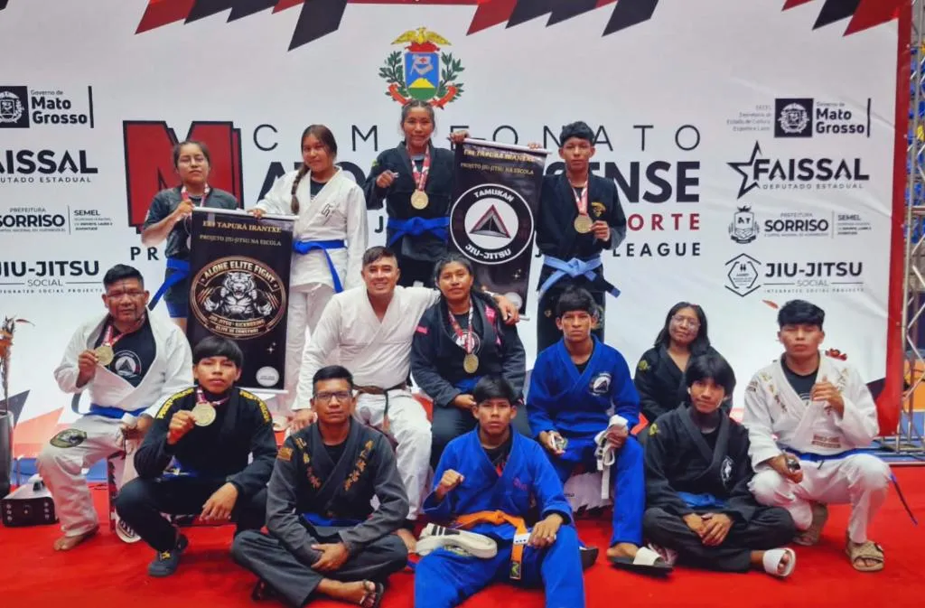 Projeto Tamukan fortalece identidade indígena com jiu-jitsu em Brasnorte