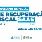 Refis 2026: Saae orienta contribuintes sobre regularização de dívidas e alerta para consequências da inadimplência