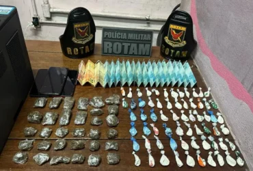 Tráfico de drogas em Cuiabá: Rotam detém dupla com entorpecentes