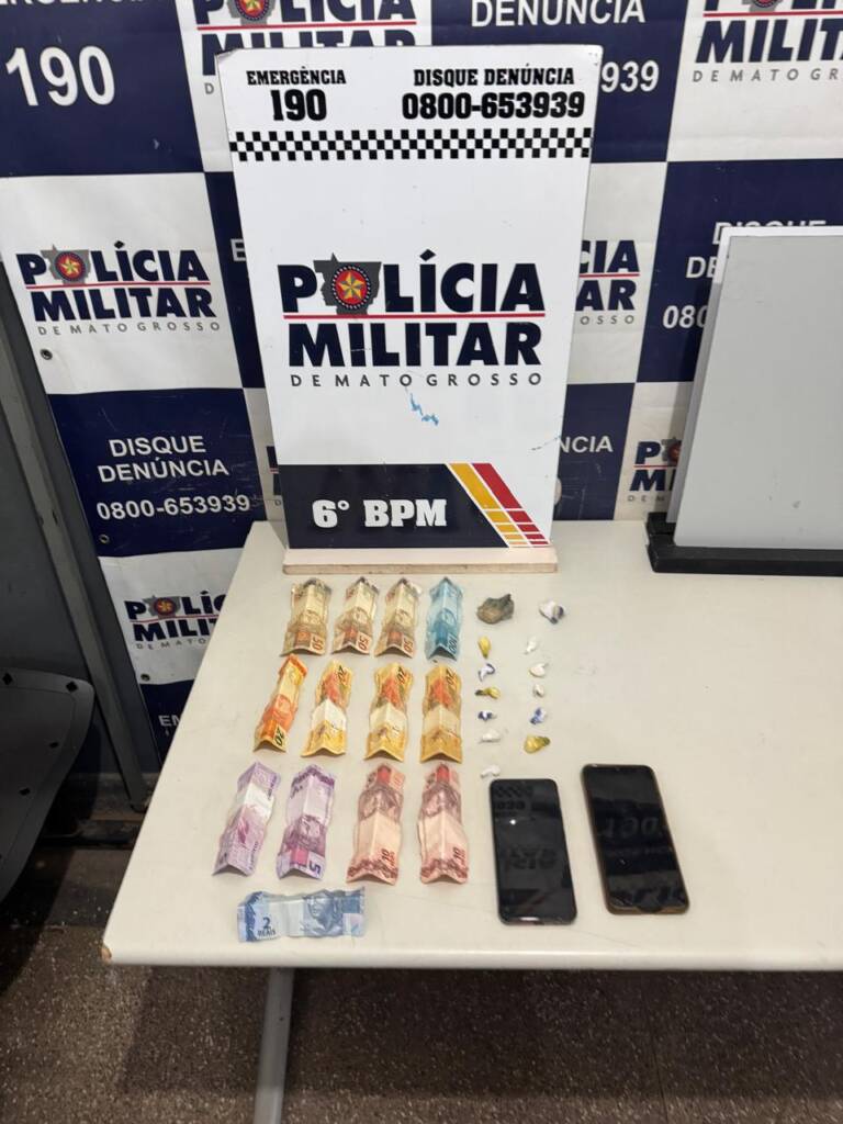 Suspeito é baleado após confronto com a Polícia Militar durante operação contra o tráfico em Cáceres