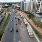 Avenida Miguel Sutil terá bloqueio total no fim de semana para obras de novo viaduto em Cuiabá