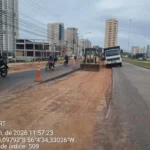 Trânsito na Avenida do CPA pode ter interdições com obras do BRT em Cuiabá