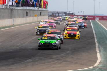 Carro com visual de onça-pintada chamou atenção do público em Autódromo de Mato Grosso