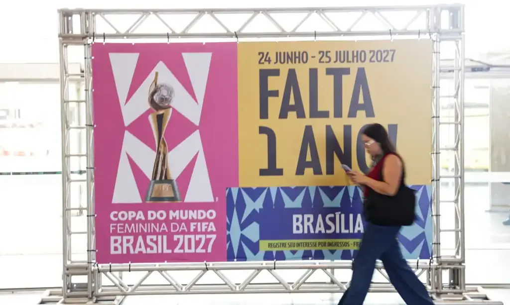 Contagem regressiva da Copa do mundo feminino começa em Brasília com ações educativas