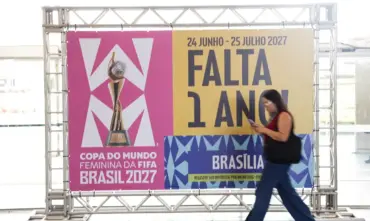 Contagem regressiva da Copa do mundo feminino começa em Brasília com ações educativas