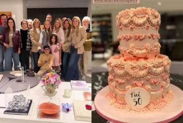 Ticiane Pinheiro celebra 50 anos com festa em família