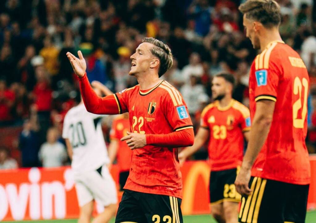 Onde asssistir Bélgica x Senegal ao vivo: confira as prováveis escalações. Imagem: Seleção da Bélgica