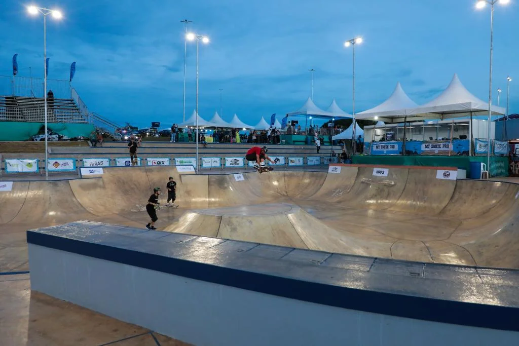 Elite do skate brasileiro: Pedro Quintas, Dora Varella e Pamela Rosa abrem etapa do STU em Cuiabá nesta quinta