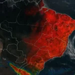 Dois ciclones avançam sobre o Brasil e podem provocar chuvas intensas, ventos de até 60 km/h e mudanças bruscas no tempo em 10 estados