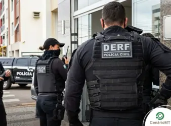 Foto de policiais civis da delegacia especializada de roubos e furtos