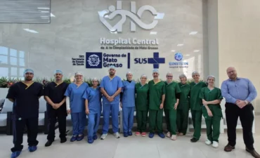 Foto da equipe do Hospital Albert Einstein