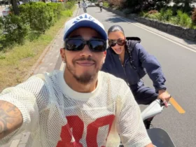 Lewis Hamilton e Kim Kardashian são flagrados aos beijos em Mônaco