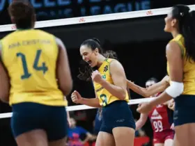 Brasil domina França no volei e mantém invencibilidade na Liga das Nações feminina