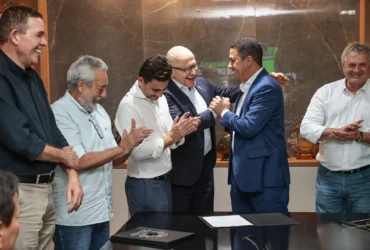Otaviano Pivetta e outros líderes de MT