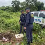 Corpo é encontrado enterrado em área de mata de Várzea Grande; polícia investiga o caso