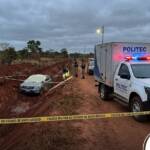 Motorista morre preso às ferragens após carro cair em vala na Gleba Mercedes em Sinop