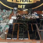 Operação Tolerância Zero apreende 28 celulares e drogas escondidos em raio de penitenciária em Rondonópolis
