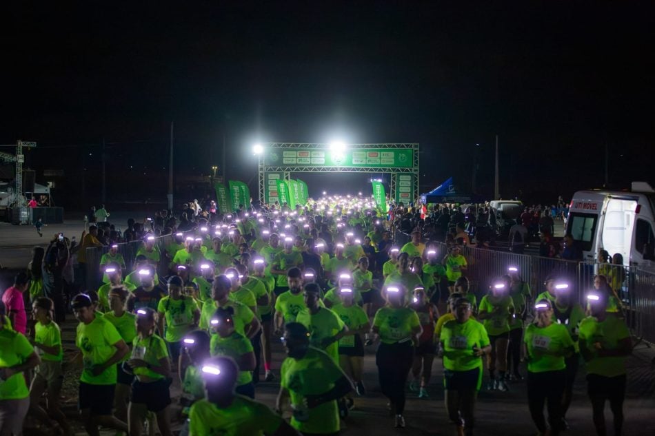 Mais de 1,3 mil atletas participam de corrida noturna que une esporte e conscientização ambiental em Lucas do Rio Verde