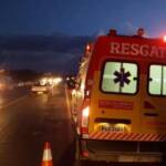 Colisão entre quatro veículos de carga interdita BR-364 em Rosário Oeste
