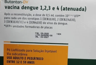 Vacinação contra a dengue com o imunizante Butantan-DV
