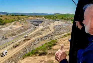 Lula inaugura túnel de transposição no RN ligado ao São Francisco