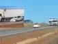 Motorista embriagado invade contramão e provoca colisão com carreta na BR-364 em Juscimeira