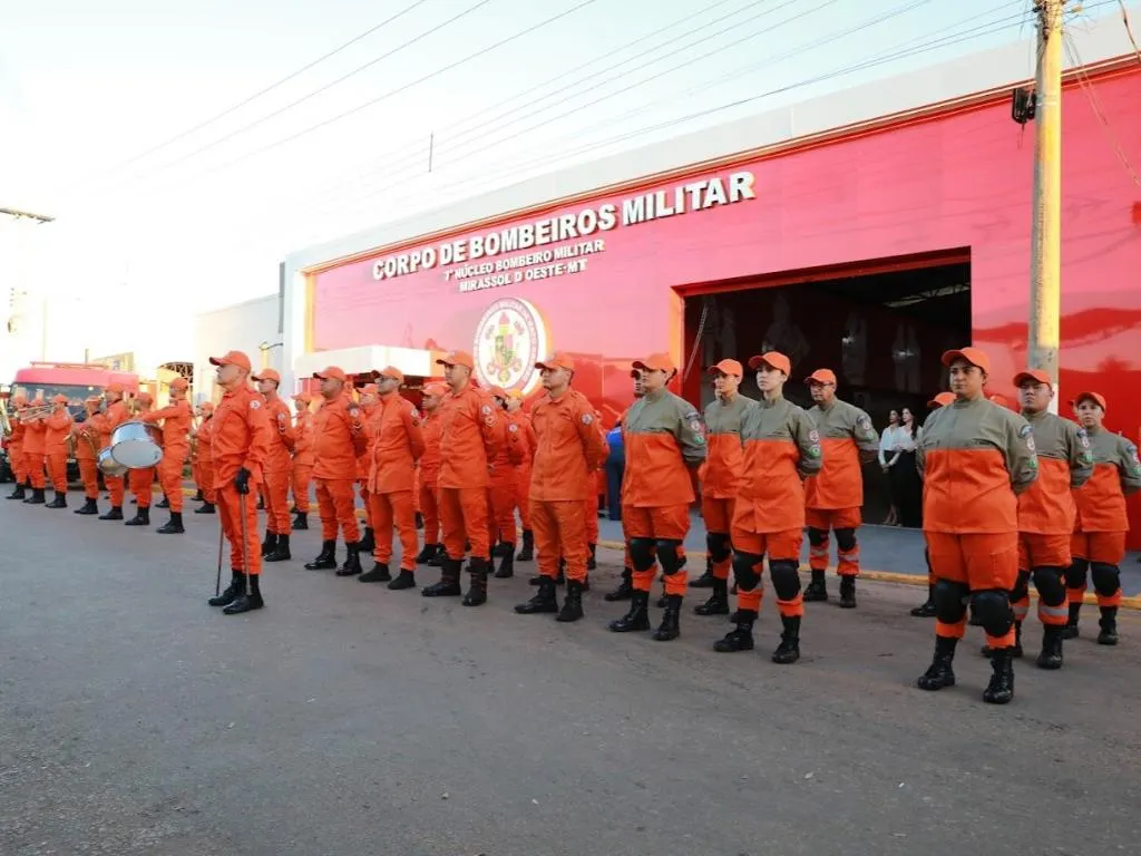 Corpo de Bombeiros inaugura nova unidade em Mato Grosso para atender 10 municípios