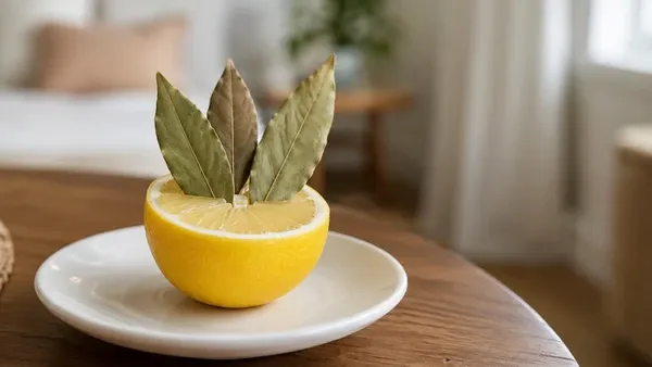 Limão com louro vira aromatizador natural para a casa
