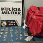 Tráfico de drogas em Sinop: falso entregador de aplicativo é preso pela Força Tática com porções de maconha