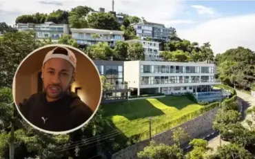 Mansão de Neymar em Santos revela luxo de R$ 50 milhões