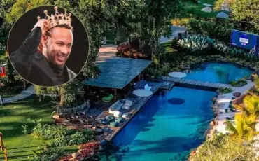 Mansão de Neymar reúne luxo e lazer em Mangaratiba