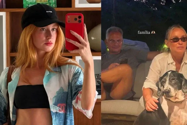 Marina Ruy Barbosa revela momento raro com a família