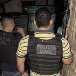 Polícia Civil recupera carga de pneus roubada e prende trio em Várzea Grande
