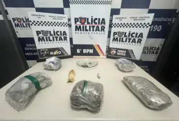 Três são conduzidos por tráfico de drogas com maconha em Cáceres