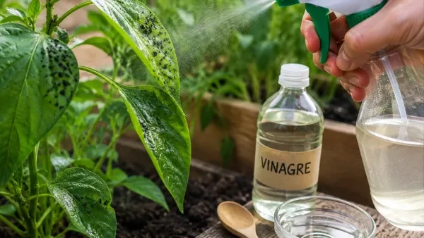 Vinagre combate pulgões com solução caseira segura