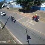 (VÍDEO) Entregadora por aplicativo morre após colisão entre motocicleta e caminhonete em Rondonópolis