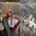 Safári encanta em viagem de Sasha Meneghel à Botsuana