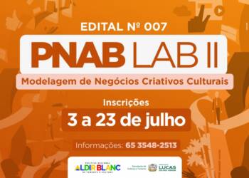 Secretaria de Cultura abre inscrições para edital que vai impulsionar negócios criativos em Lucas do Rio Verde
