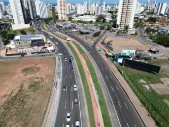 Obras do BRT em Cuiabá avançam com asfaltamento e calçadas