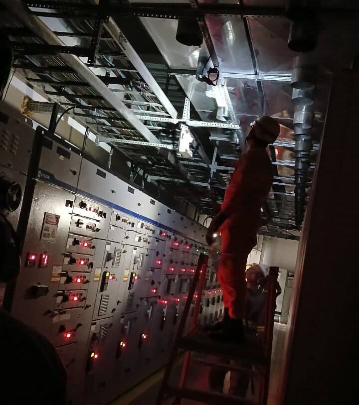 Bombeiros resgatam aves silvestres que invadiram sala de controle de usina em Lucas do Rio Verde