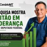 PESQUISA MOSTRA LEITÃO EM LIDERANÇA PARA DEPUTADO FEDERAL