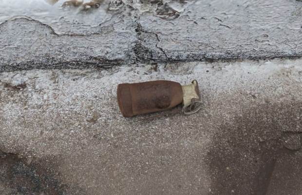 Granada antiga é encontrada no Centro de Cáceres e detonada com segurança pelo BOPE