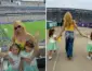Virgínia Fonseca leva as filhas para assistir à Copa do Mundo no estádio pela primeira vez