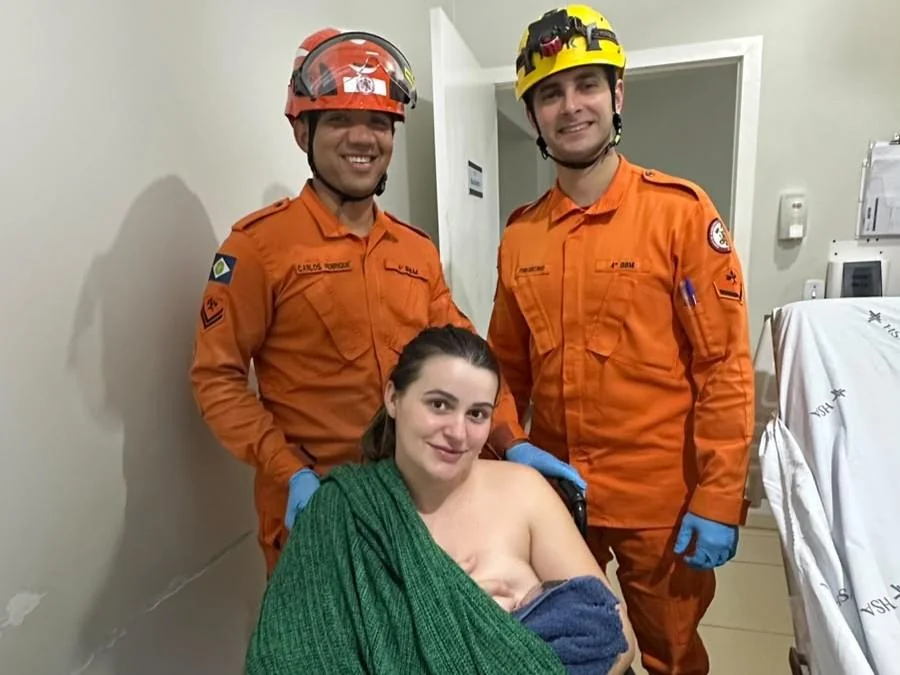 Corpo de Bombeiros Militar auxilia mãe e recém-nascido após parto domiciliar em Sinop
