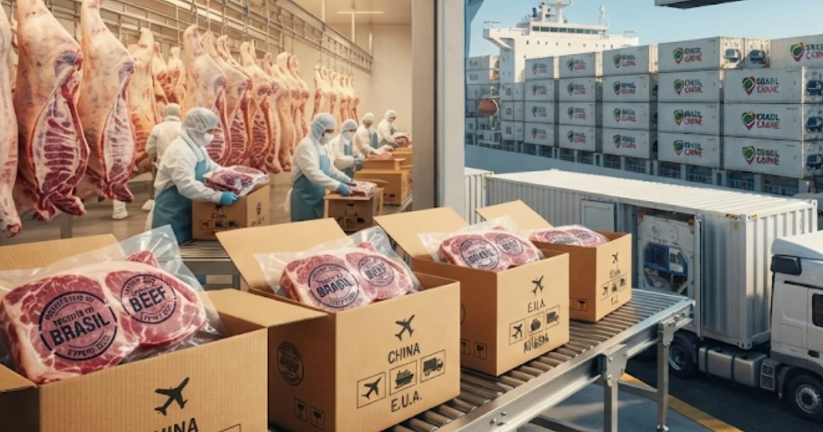 Alerta na Pecuária: Brasil Atinge 80% da Cota de Exportação de Carne Bovina para a China e Mato Grosso acende o Sinal Amarelo