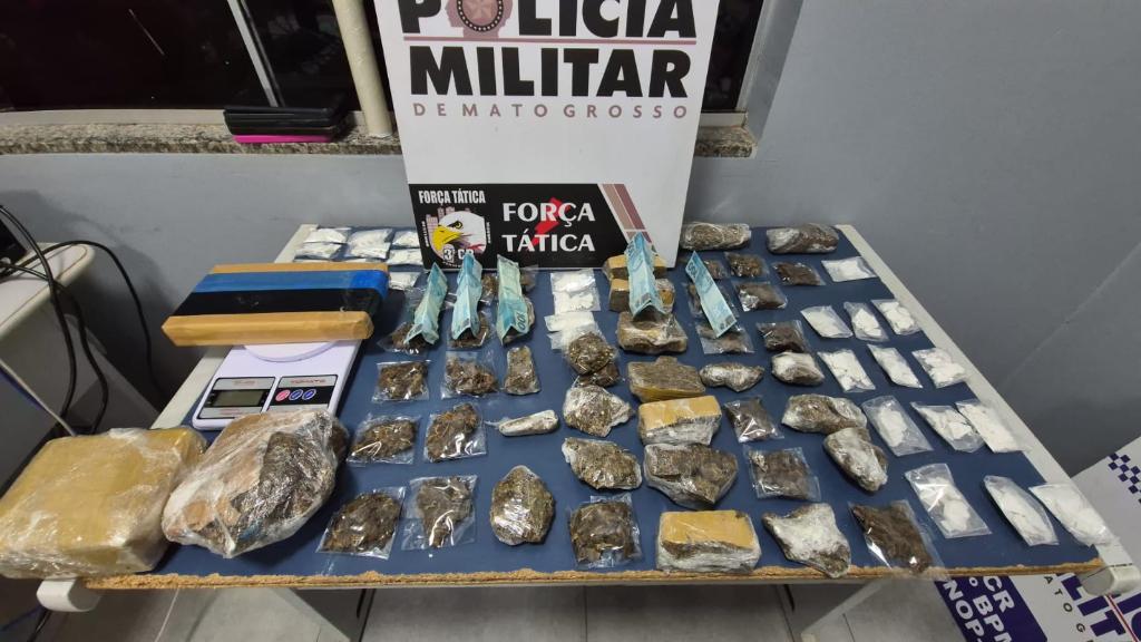 Força Tática detém grupo por tráfico de drogas em Sinop