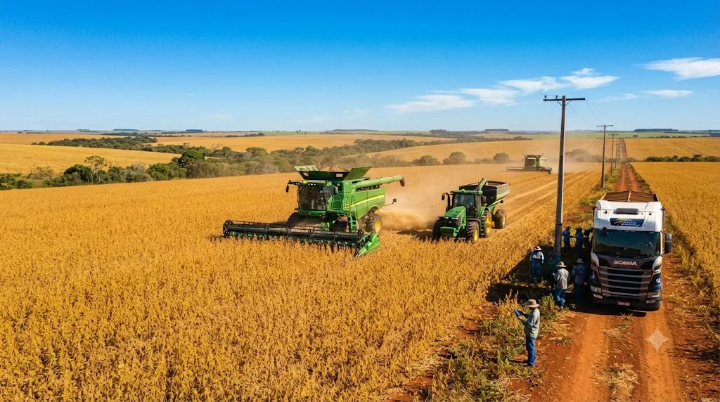 Mato Grosso consolida liderança nacional e deve colher 109,1 milhões de toneladas de grãos na safra 2025/2026